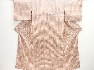 枝花模様小紋着物